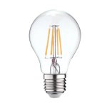 4W E27 LED Filament Bulb 4000K Cool White Clear Glass