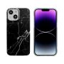 Marble Printed Anti-fingerprint Tpu Case For Iphone 14 Plus