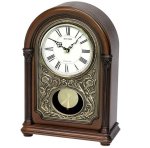 Amherst Battery-operated Rhythm Mantel Clock 34.00 Cm X 24 Cm