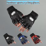 Non-slip Half-finger Sports Gloves For Outdoor Activities - Durable Breathable Polyester Perfect For Cycling & Training - Availa