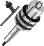 Hhip 9999-0025 3 8" JT2 Drill Chuck With Key MT2 Arbor & JT2 Chuck Wedges