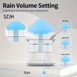 Rain Cloud Aromatherapy Essence Zen Master Diffuser Rain Cloud Night Light Mushroom Light Diffuser Micro Humidifier Desk Fountai