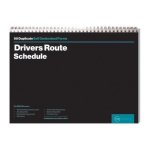 Rbe: Duplicate Book Drivers Trip Schedule Pad 50 Sets A4