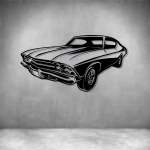 Classic Car 12 - Grey L 900 X H 600MM
