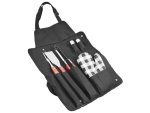 Wooden Braai Set Apron