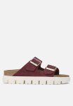 Birkenstock Arizona Chunky Suede Narrow - Berry Crush