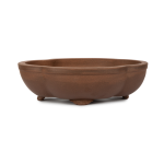 12" Chinese Unglazed Containers - Dark Floriated 30 X 24.5 X 9CM