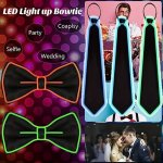 Unique And Creative LED Light-up Tie For Men - Perfect For Casual Wear Performances Parties Gatherings And Nightclubs To Enhance
