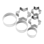 Cookie Cutters 6PC Stars & Rings