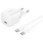 Belkin Boostcharge 25W Usb-c Wall Charger With Usb-c Cable White WCA012KQ1MWH-B6