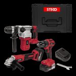 Steco 20V Cordless 6-PIECE Tool Kit SX-6K