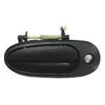 Trq Front Left Exterior Door Handle Drivers Side Compatible With 1999-2004 Oldsmobile Alero 1999-2005 Pontiac Grand Am GM1310137