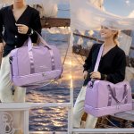 Large Capacity Lightweight Luggage Bag For Travel And Business Trips Dry And Wet Separation Fitness Bag Sports Bag