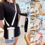 Large Waterproof Phone Case With Rope Cell Phone Pouch Underwater Universal Fluorescent Design 25.4CM Cellphone Holder Dry Bag C