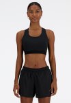 New Balance Nb Athletics Medium Impact Bra - Black