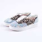 Jonathan D J Farley Sneakers Denim leopard Print - 9