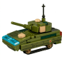 91 Piece - Military Tank Building Block Set For Ages 6+ - Green