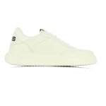 Low Top Leather Sneakers -white