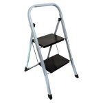 Tradequip 2-STEP Ladder Steel 150KG Max