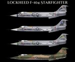 Lockheed F-104 Starfighter Mouse Pad