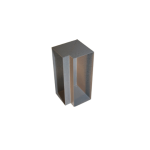 P802 Single Compartment Power Skirting 90 Horizontal Bend - Various Colours - Sand Paper Black