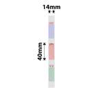 NB291 - - D11 D101 D110 H1S - 14X40MM - 160 Sleepy Animals Labels