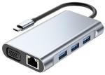 MicroWorld USB Type C 10 In 1 Dock