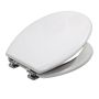 Bemis Moulded Wood White Toilet Seat