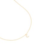 Goldair Gold Plated Brass Cubic Zirconia Letter C Necklace