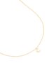 Goldair Gold Plated Brass Cubic Zirconia Letter S Necklace