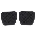 Zerodis 2 Pcs Brake Clutch Pedal Pads Non Slip Rubber Car Pedal Covers Fit Replacement For Missing Or Damaged Brake Pedal Covers