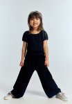 Puff-sleeved Top - Navy Blue