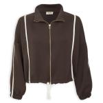 Bitter Chocolate Contrast Sweatshirt