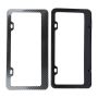Carbon Fiber License Plate Frames 2 Pieces Rustproof & Universal