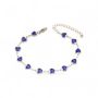 Stylish & Colourful Heart-shaped Glass Bracelet