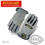 Glove 3X- Large Synthetic Leather Palm Spandex Back