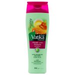 Vatika Honey & Egg Repair & Restore Shampoo Damaged Hair Care 400ML - Premium Pure Herbal Shampoo For Damaged Hair Split Ends