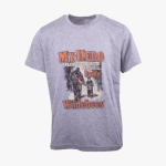 Kids My Hero Short Sleeve Tee Grey Mel - 15-16