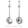 Coffee Accessories Stainless Steel Tea Strainers Compatible 2PCS