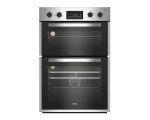 Beko 60CM Stainless Steel Multifunction Built-in Double Oven - BBDF26300X