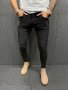 Men's Casual Skinny Fit Ripped Jeans Men's Versatile Street Style Denim Pants For All Seasons