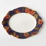- Blue Fern Oval Platter