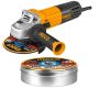 -950W Angle Grinder And Abrasive Metal Cutting Disc 10PIECES Combo Set
