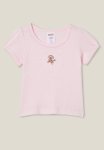 Cotton On Luna Pointelle Tee - Ballerina maeve Floral