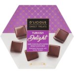 D'licious 225g Dark Turkish Delights Rose Flavoured