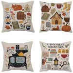 Throw Cushion- Pillow Cover - Set Of 4 - Carton Girls