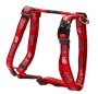 - Fancy Dress 20MM Dog H-harness - Red Bone