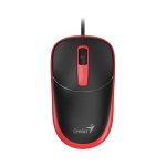Genius DX-123 1.5M USB Classic Optical Mouse – Black red