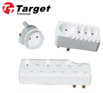 16A Adapter 3X Euro White