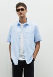 Regular Fit Short-sleeved Shirt - Light Blue